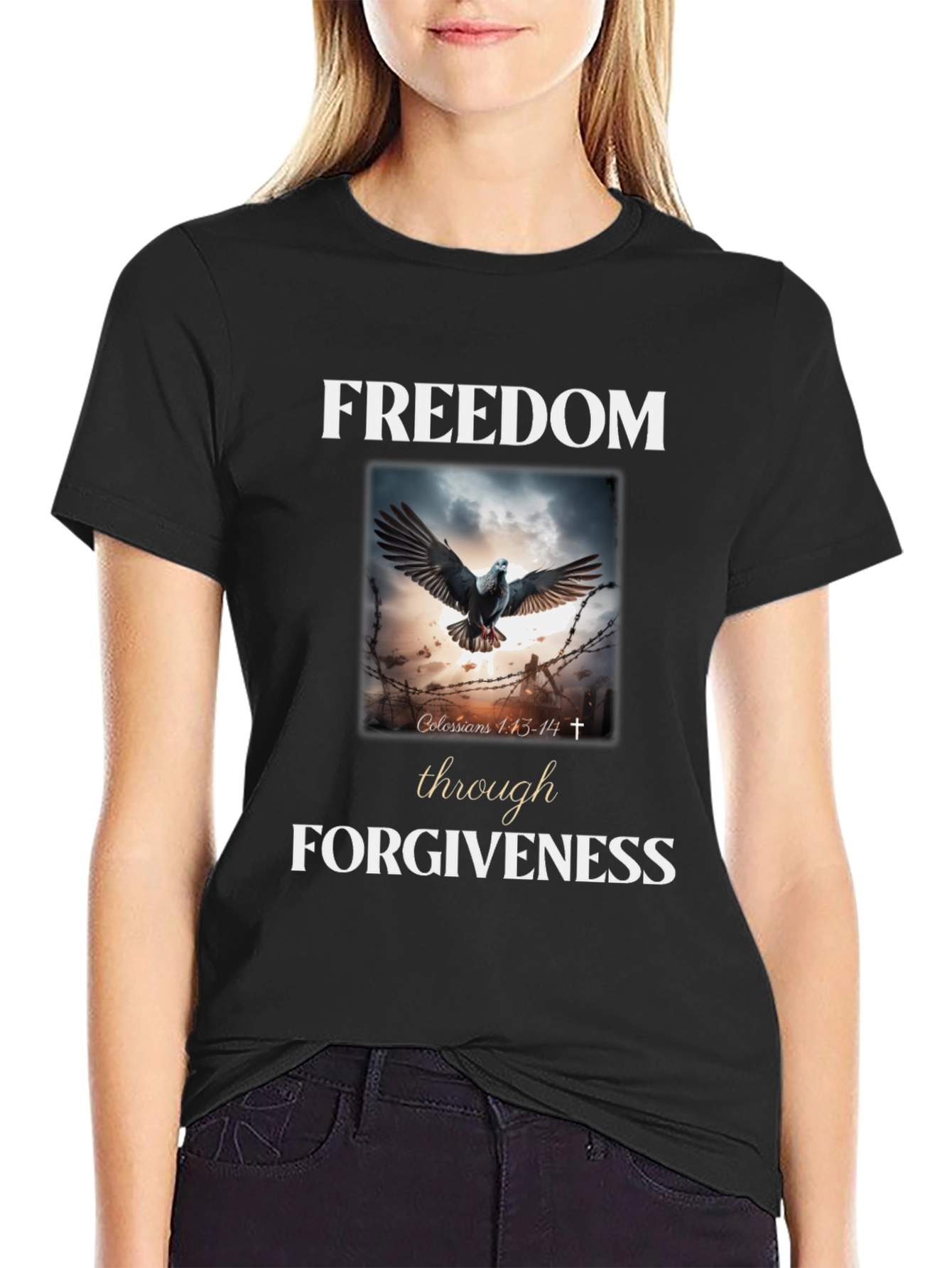 Freedom Through Forgiveness Dove T-Shirt