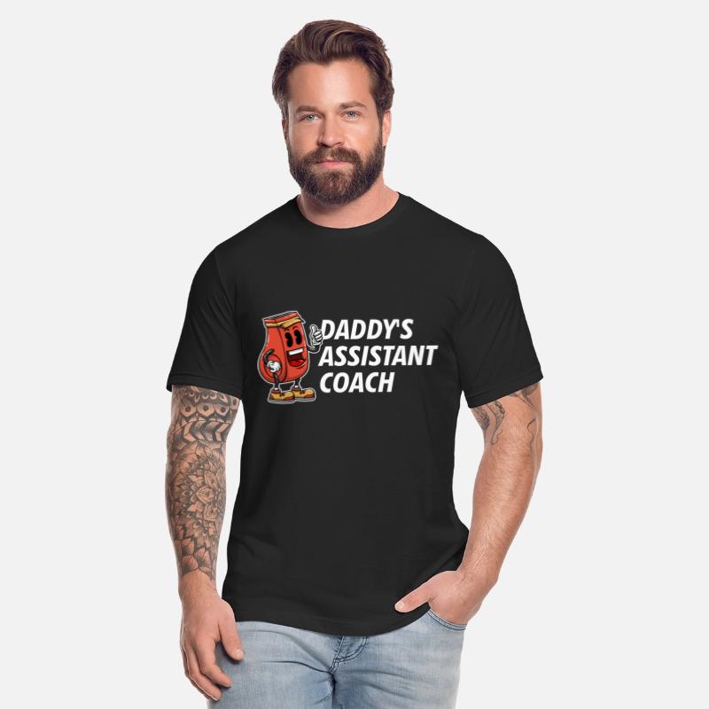 Daddys Assistant Coach Funny Child Humor Son and D