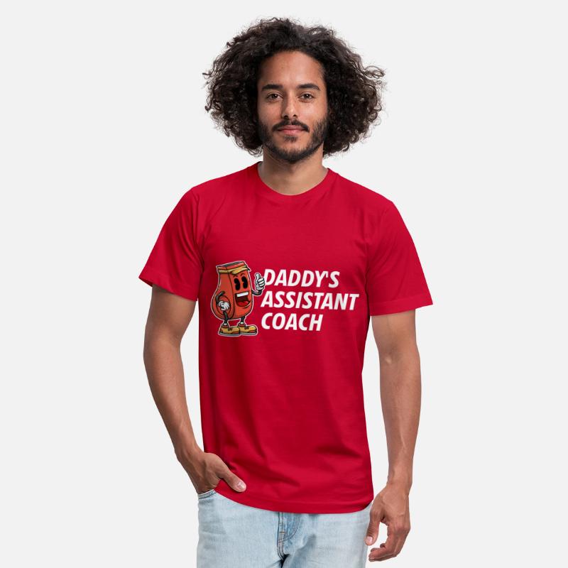 Daddys Assistant Coach Funny Child Humor Son and D