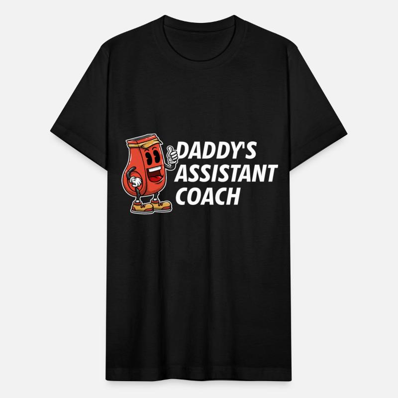 Daddys Assistant Coach Funny Child Humor Son and D
