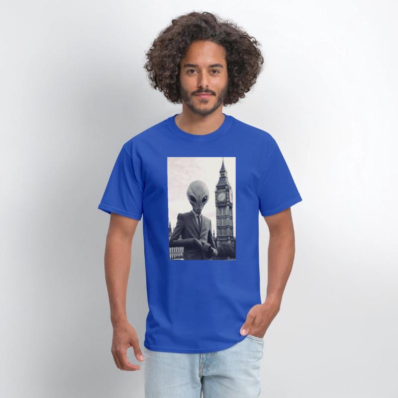 Dapper Alien in London - Art Print at Parliament