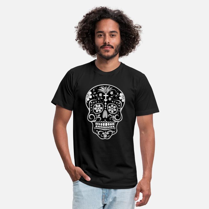 Day Of The Dead Sugar Skull Black