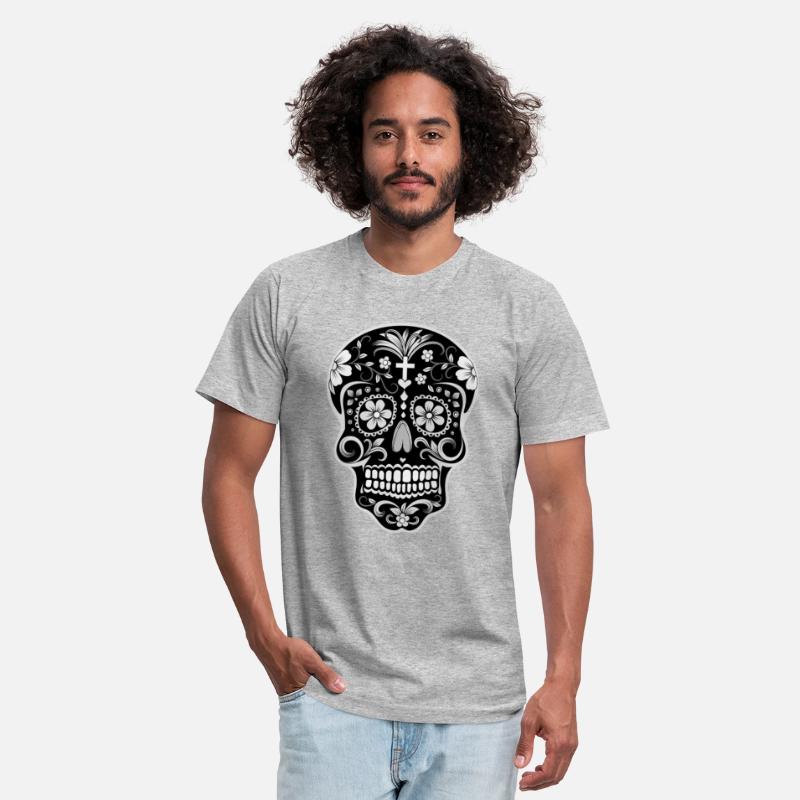 Day Of The Dead Sugar Skull Black