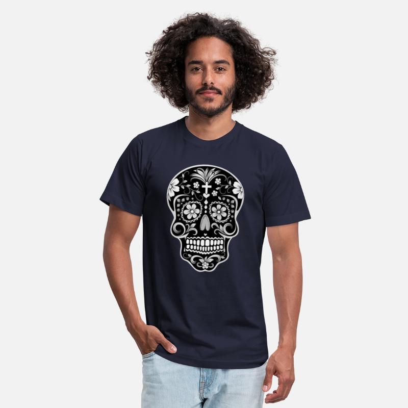 Day Of The Dead Sugar Skull Black