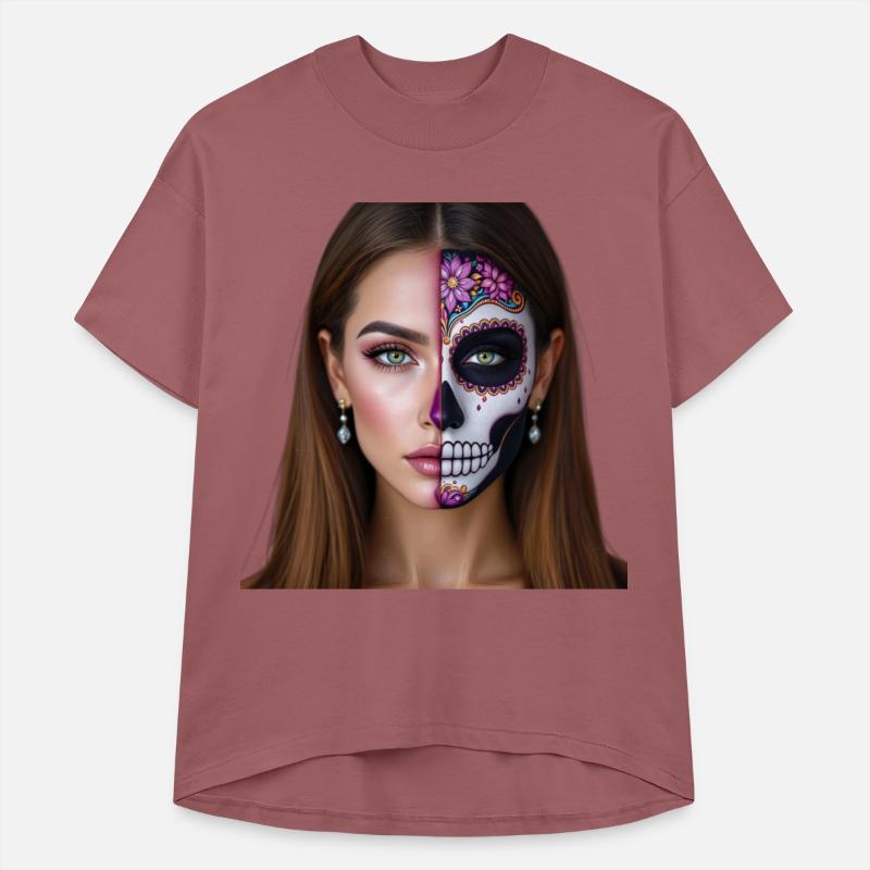 Day of the Dead Sugar Skull Face Art