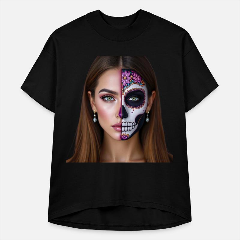 Day of the Dead Sugar Skull Face Art