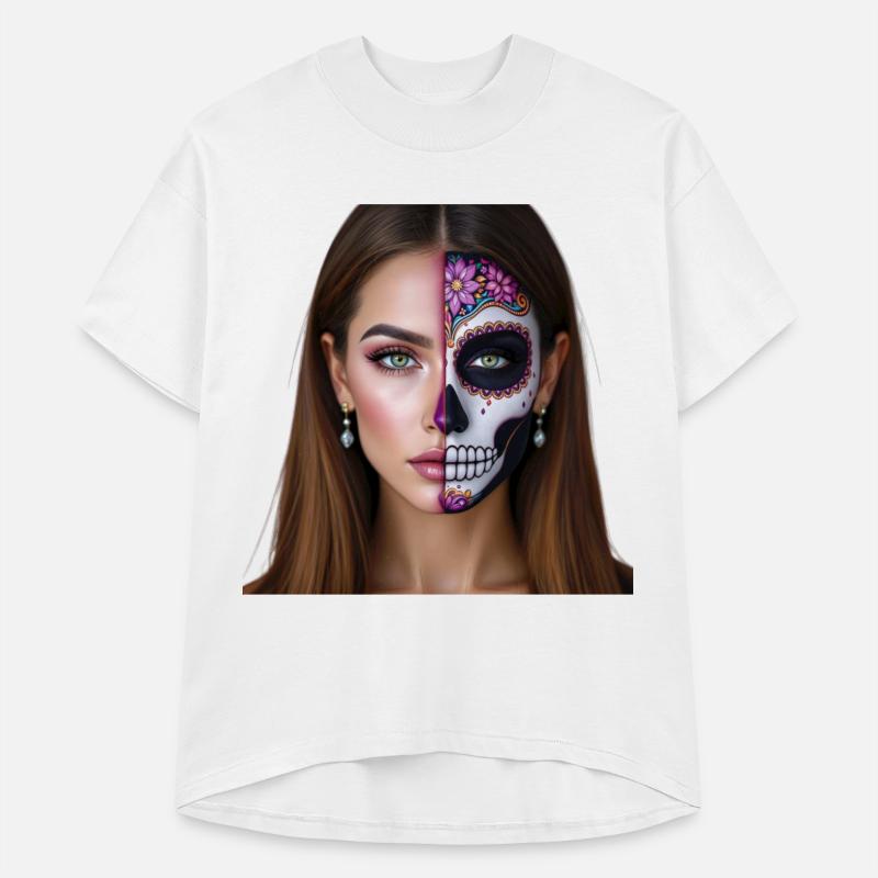 Day of the Dead Sugar Skull Face Art