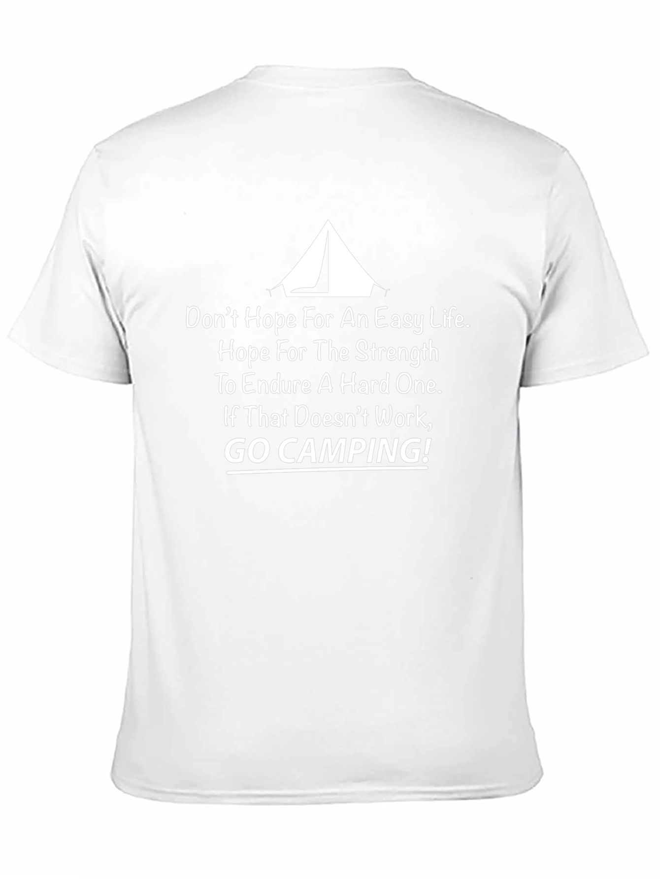 Camping Graphic T-Shirt - Strength & Endurance