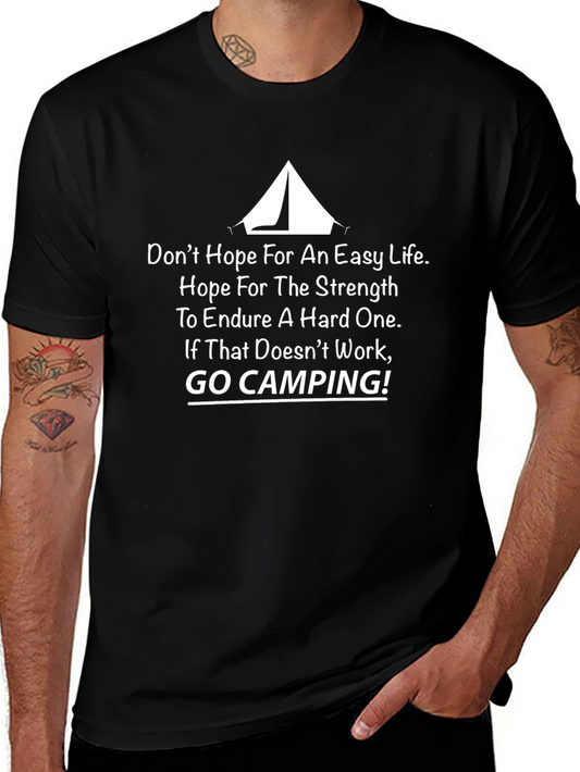 Camping Graphic T-Shirt - Strength & Endurance
