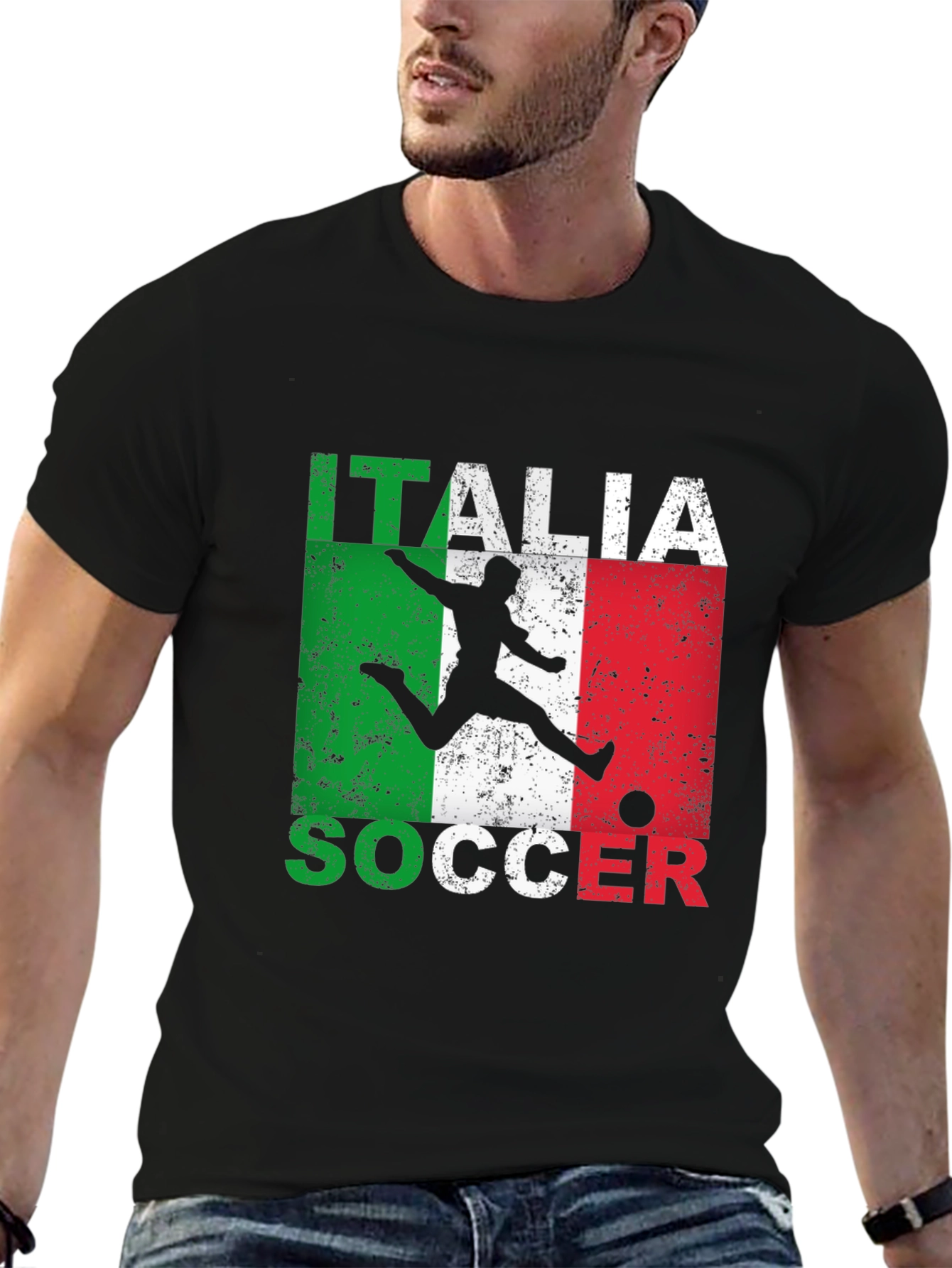 Italia Soccer Graphic T-Shirt