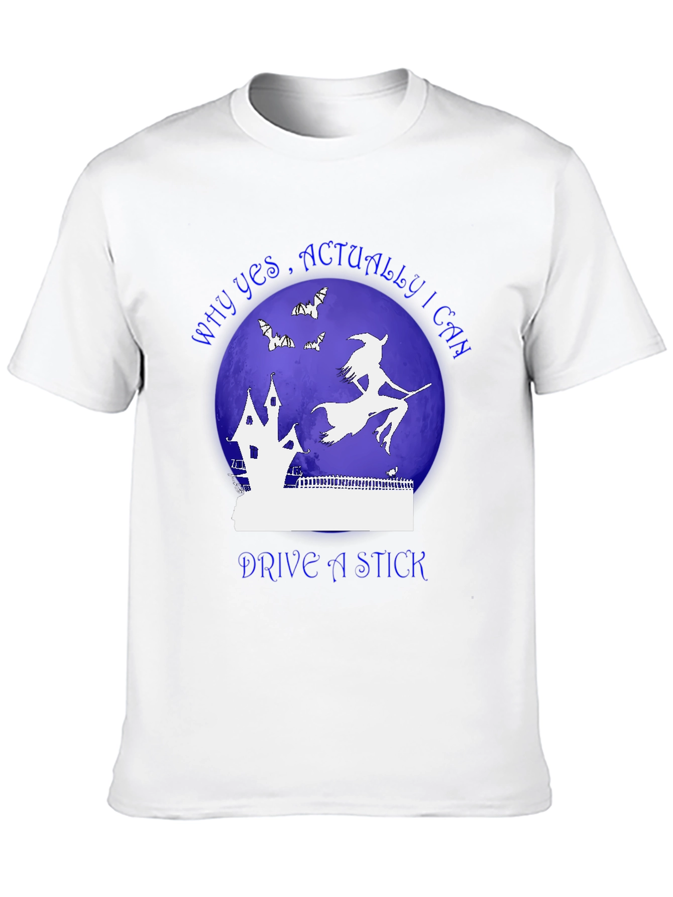 Witch Drive Stick T-Shirt - Halloween Apparel