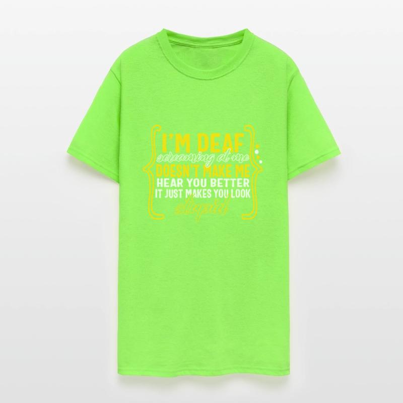 Deaf Awareness Month Shirt, I'm Deaf Screaming At