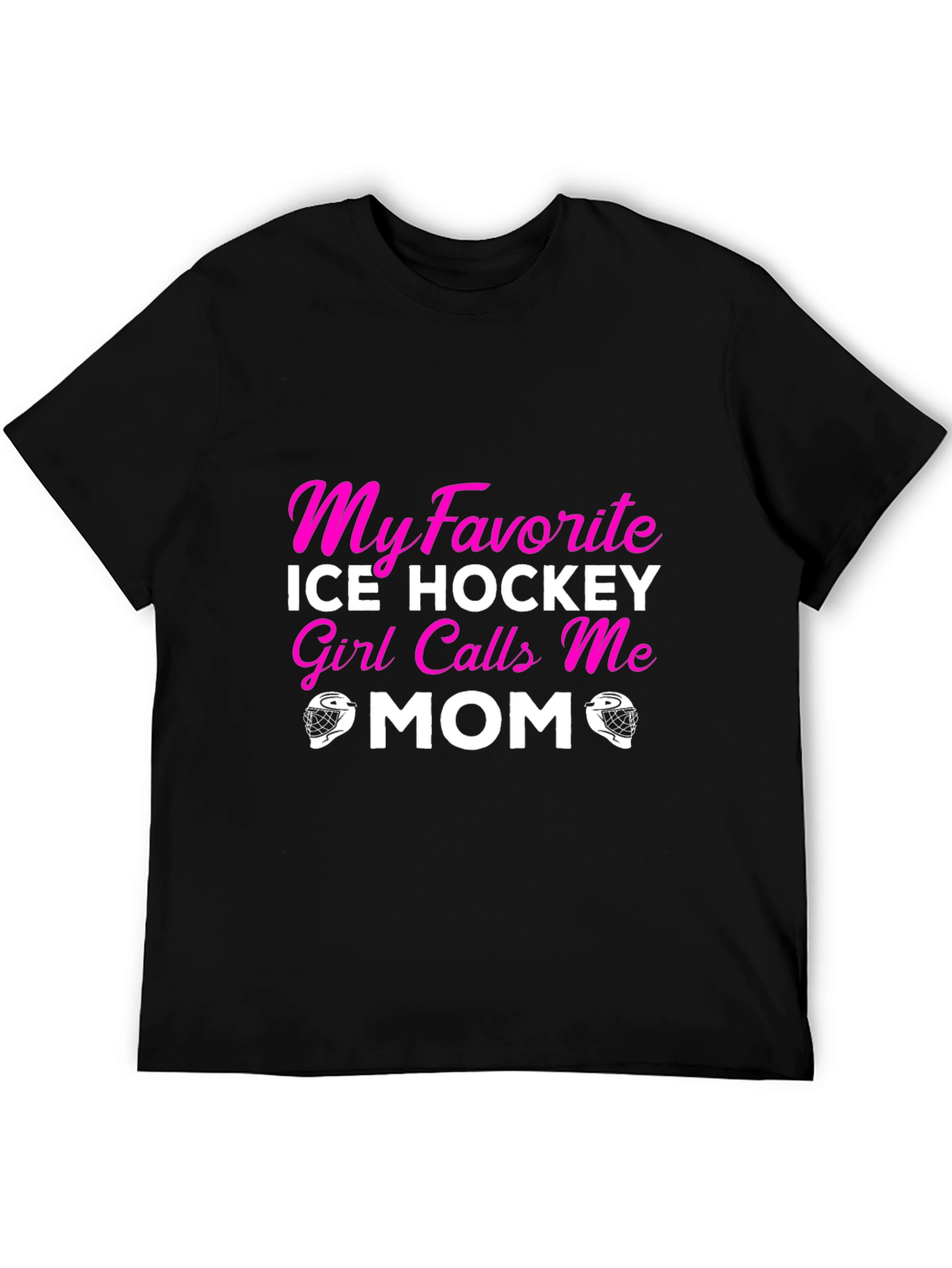 Ice Hockey Girl Mom T-Shirt