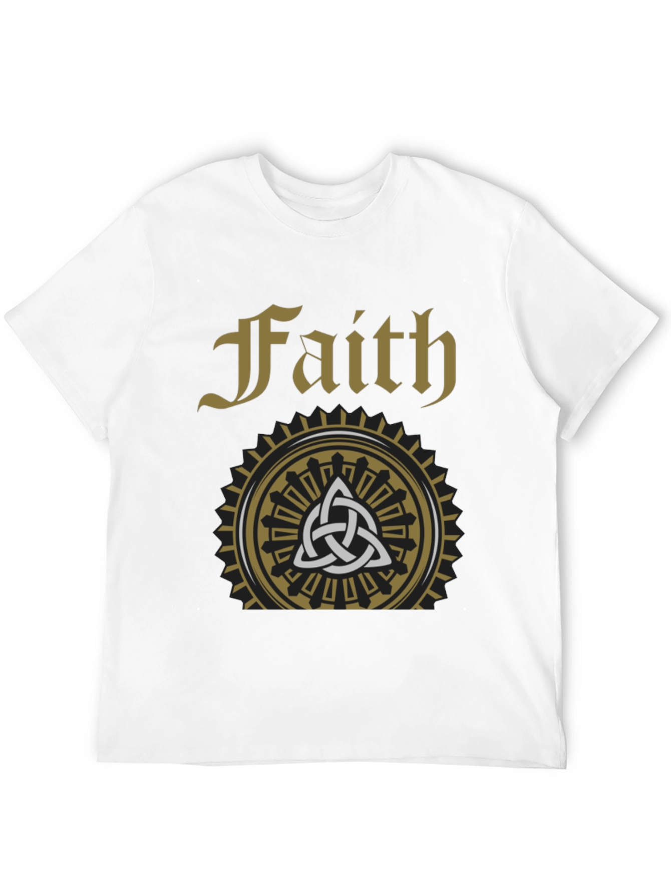 Faith Celtic Knot Graphic T-Shirt - Stylish Religious Tee