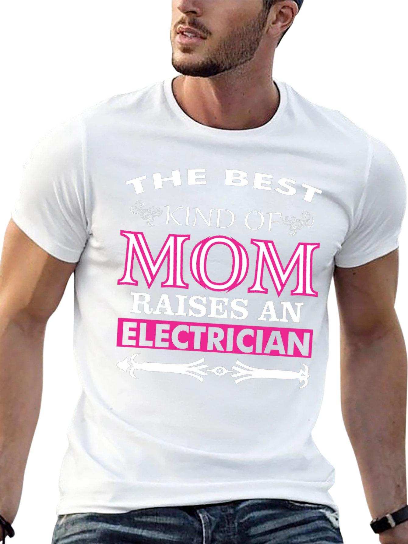 Best Kind of Mom Electrician T-Shirt