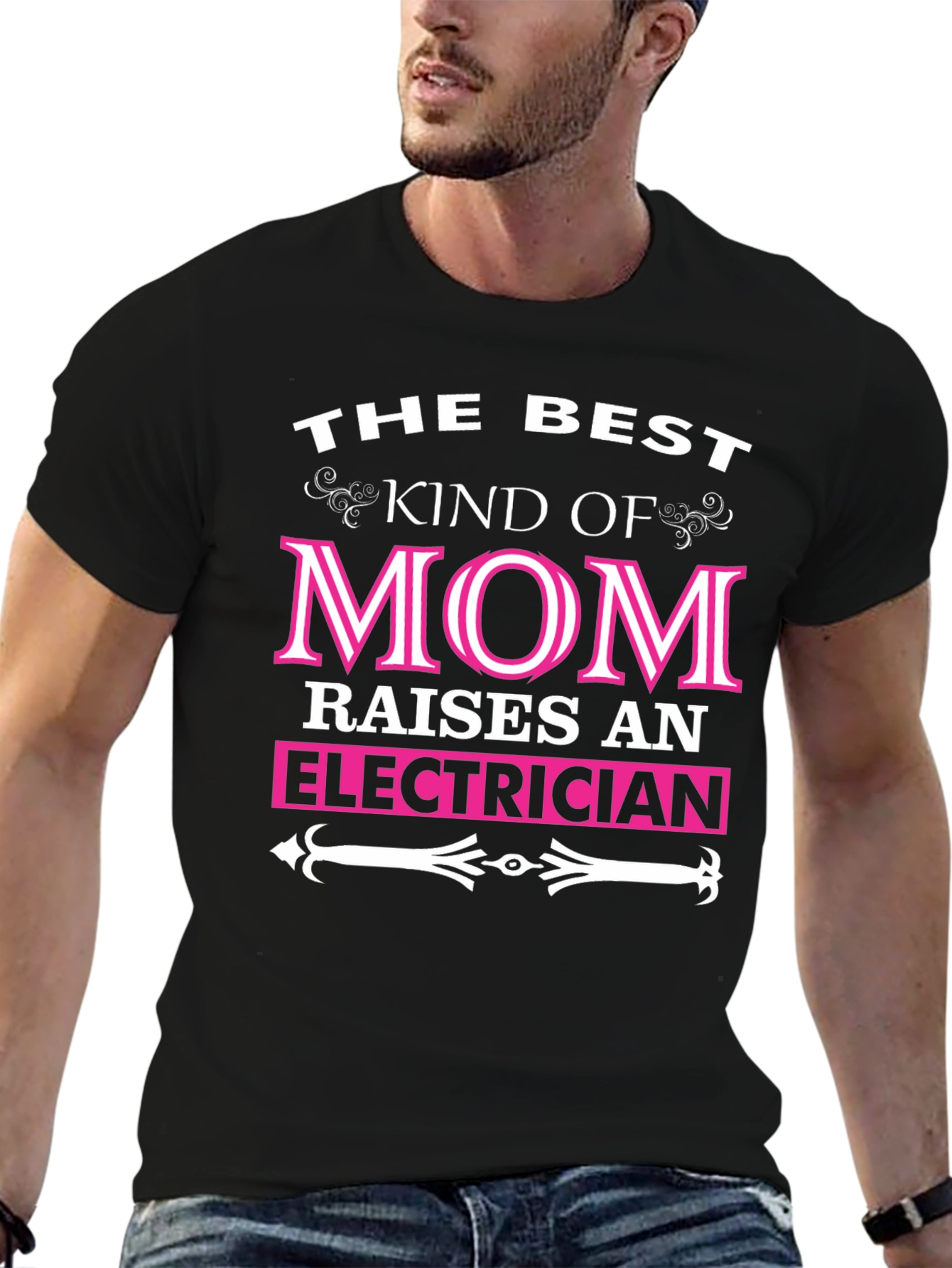 Best Kind of Mom Electrician T-Shirt