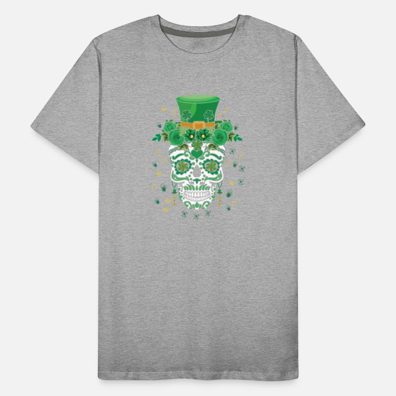 Dia De Los Muertos St Patty's Day Irish Flower