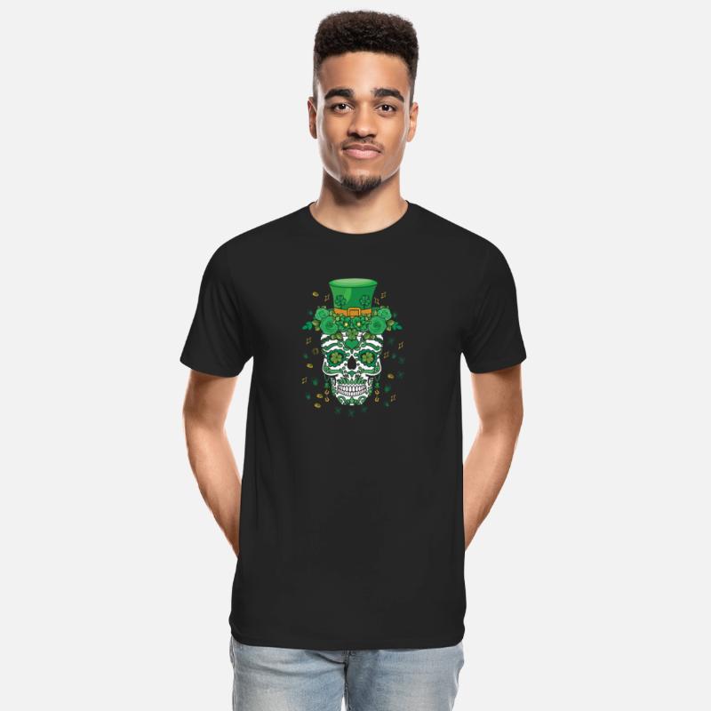 Dia De Los Muertos St Patty's Day Irish Flower