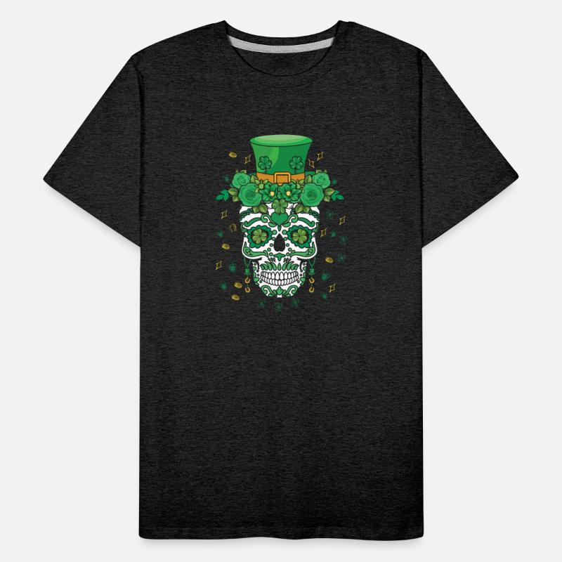 Dia De Los Muertos St Patty's Day Irish Flower