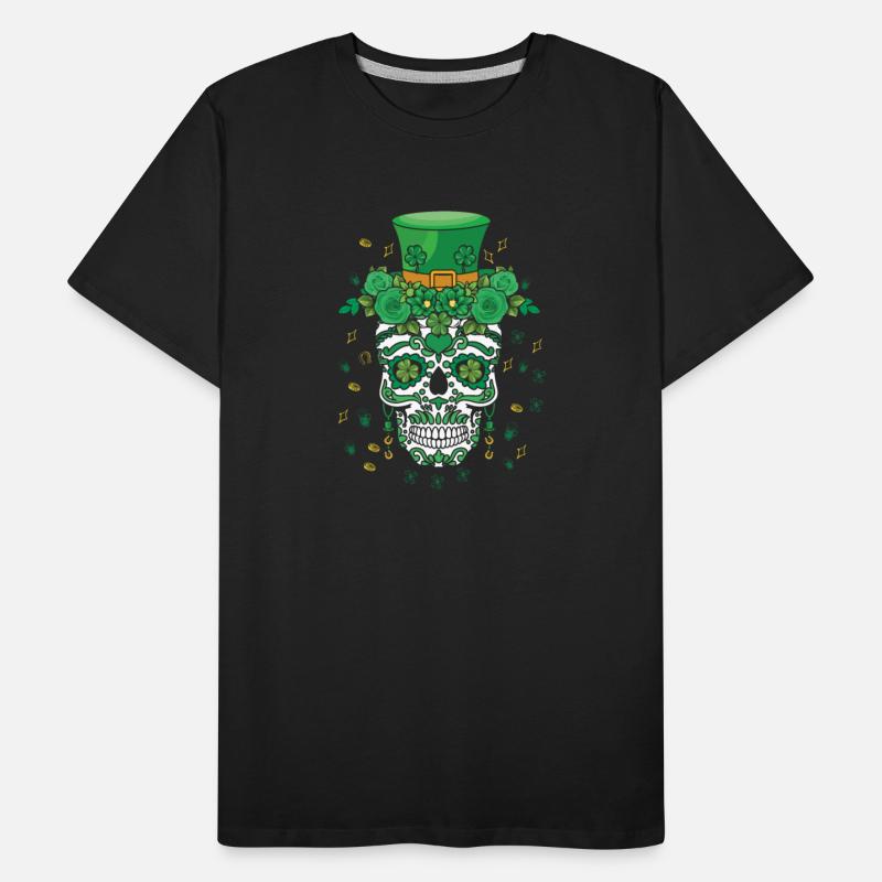 Dia De Los Muertos St Patty's Day Irish Flower