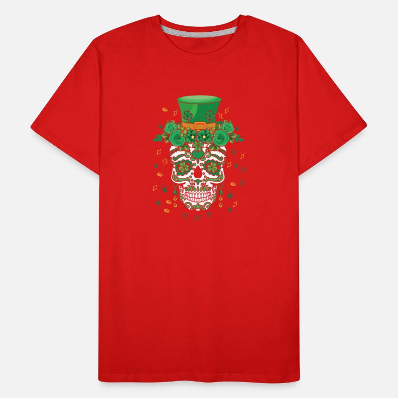 Dia De Los Muertos St Patty's Day Irish Flower