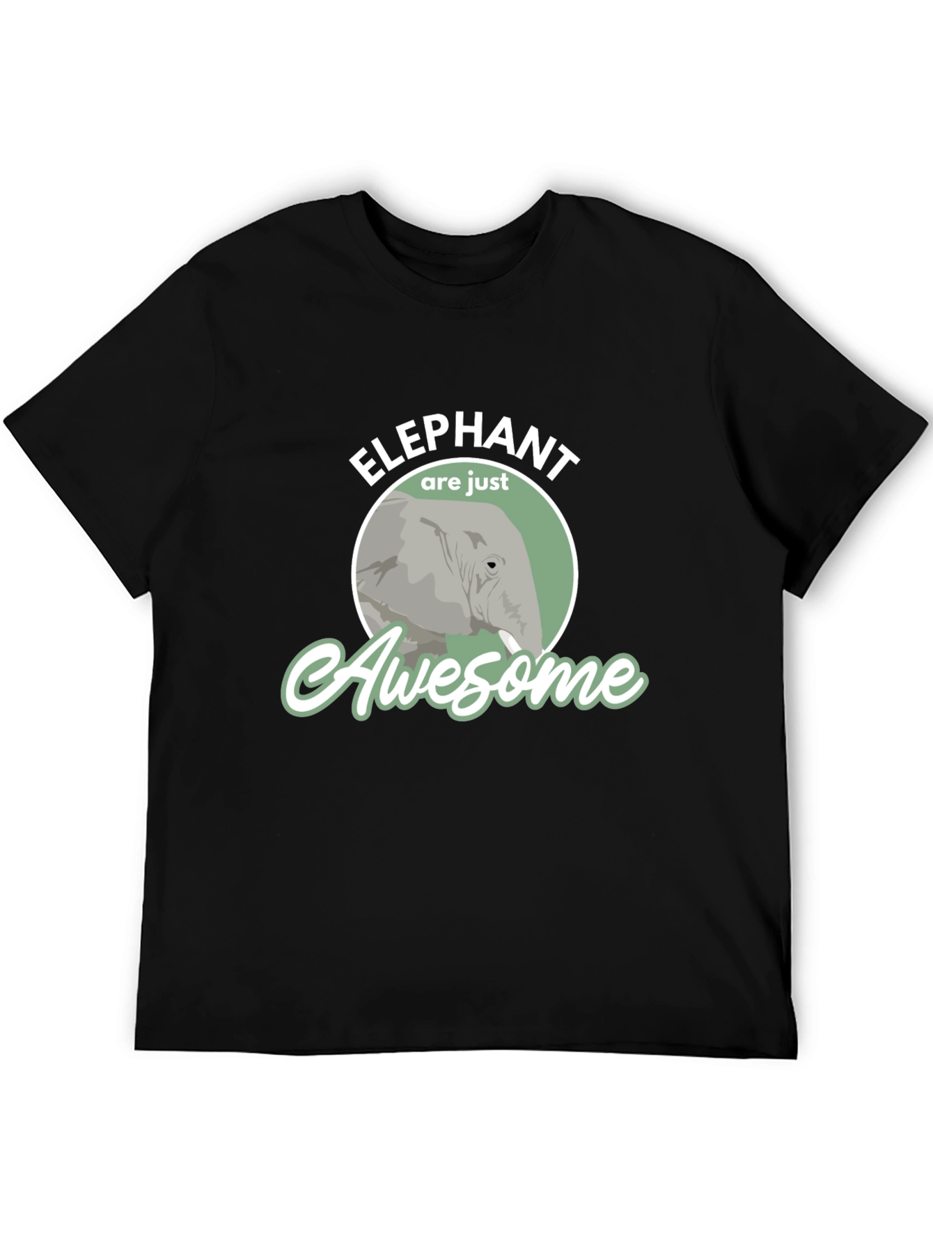 Elephant Are Just Awesome Graphic T-Shirt