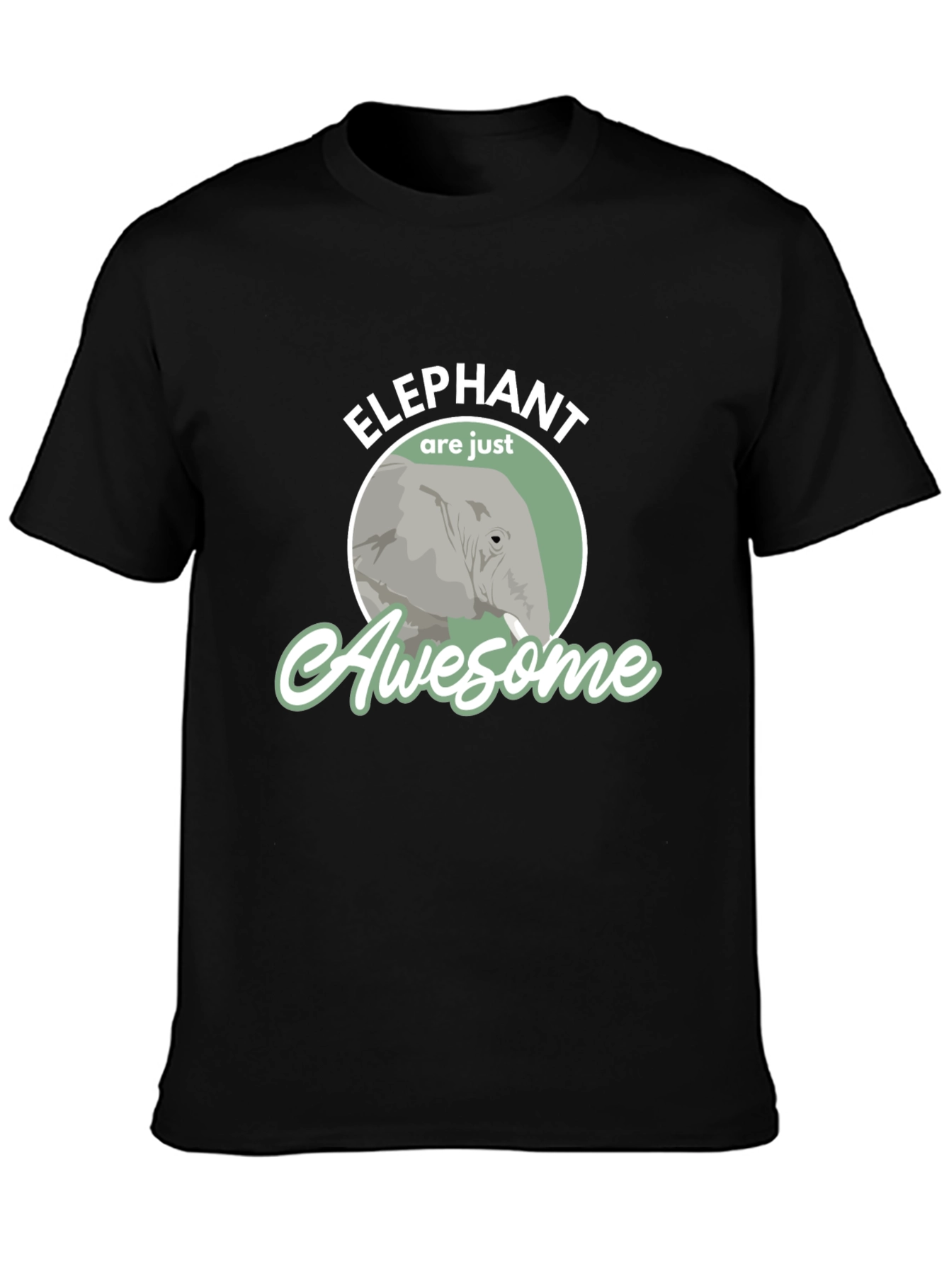 Elephant Are Just Awesome Graphic T-Shirt