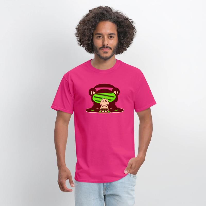 DJ Club Disco Music Party Funny Monkey Chimpanzee