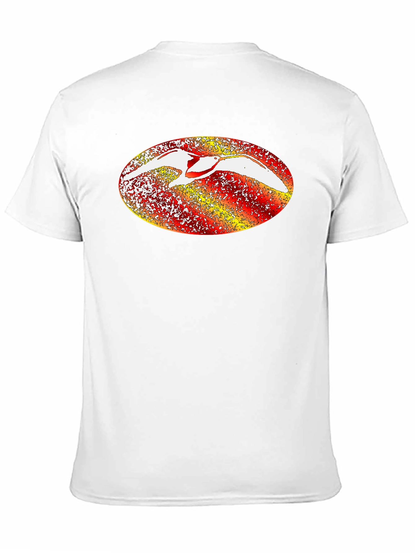 Abstract Bird Graphic Tee - Black