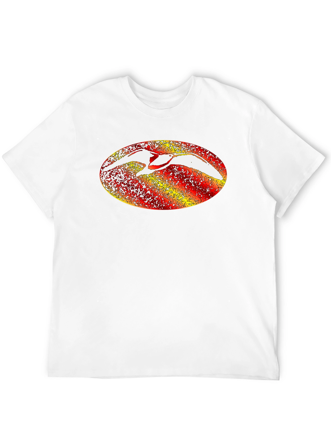 Abstract Bird Graphic Tee - Black