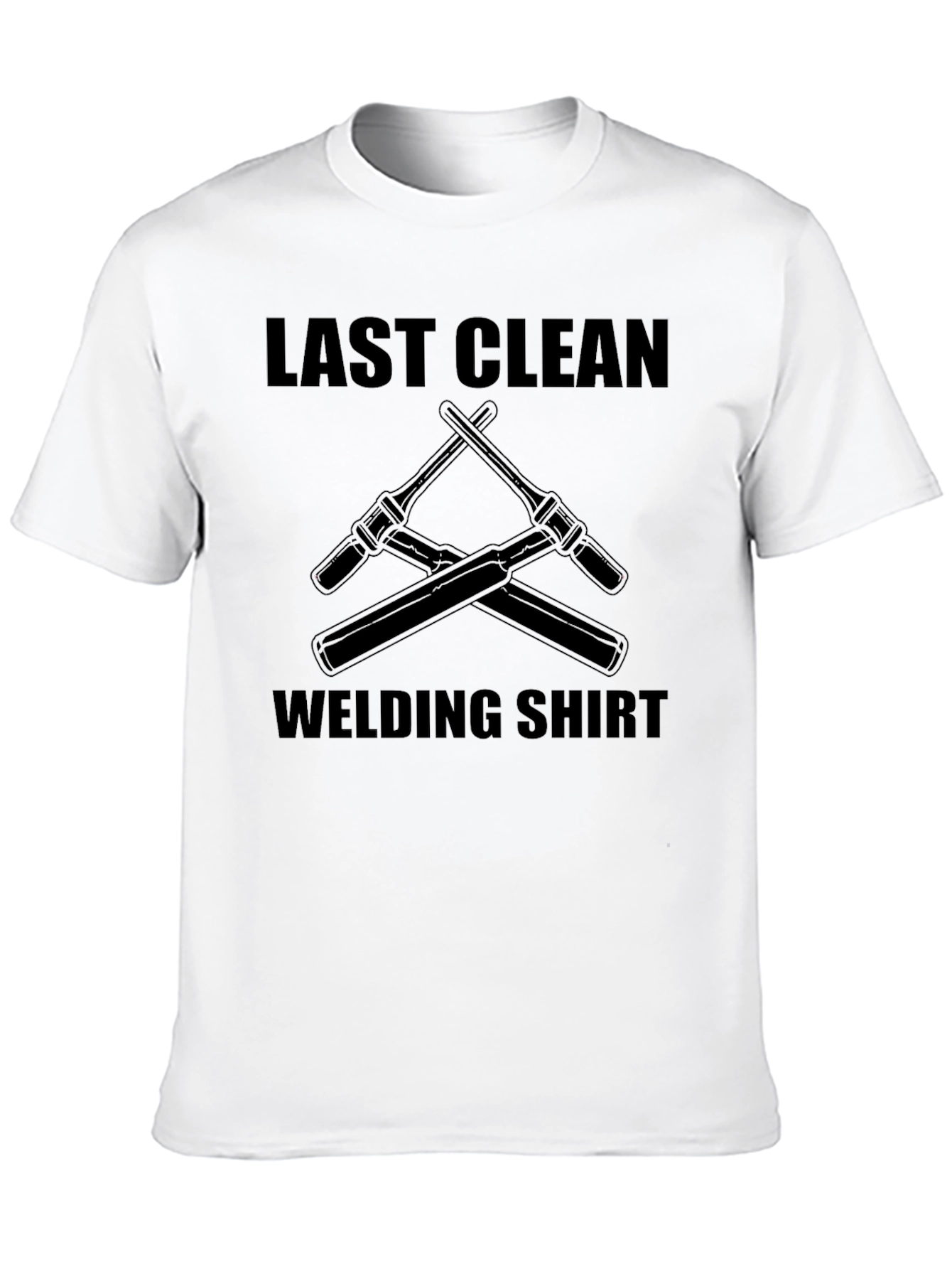 Last Clean Welding Shirt - Black Graphic Tee