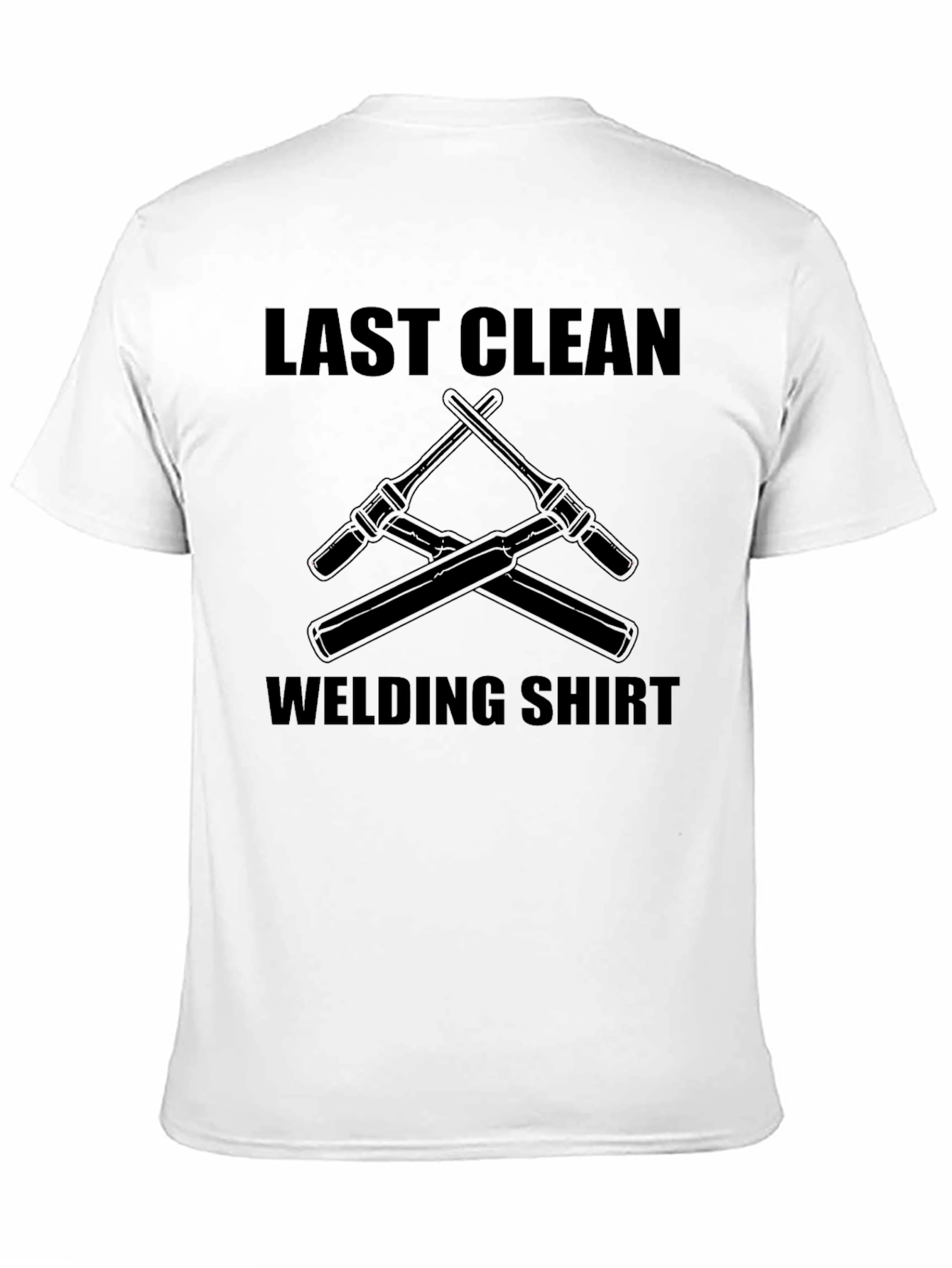 Last Clean Welding Shirt - Black Graphic Tee