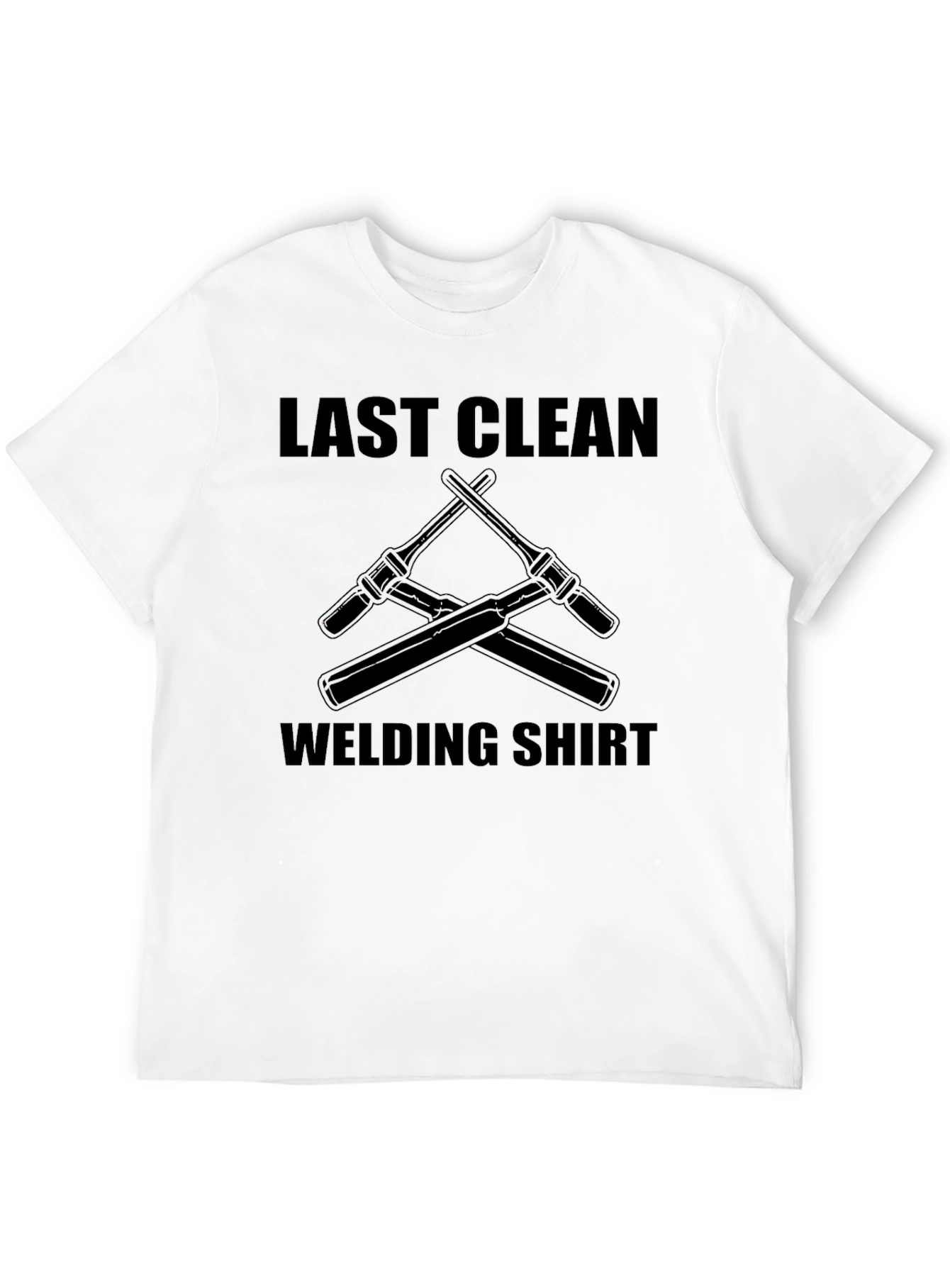 Last Clean Welding Shirt - Black Graphic Tee