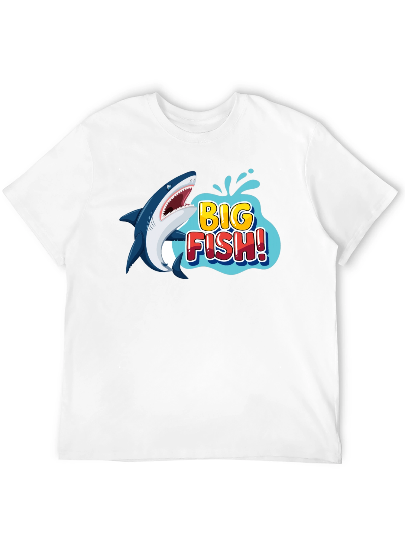 Big Fish Shark Graphic T-Shirt