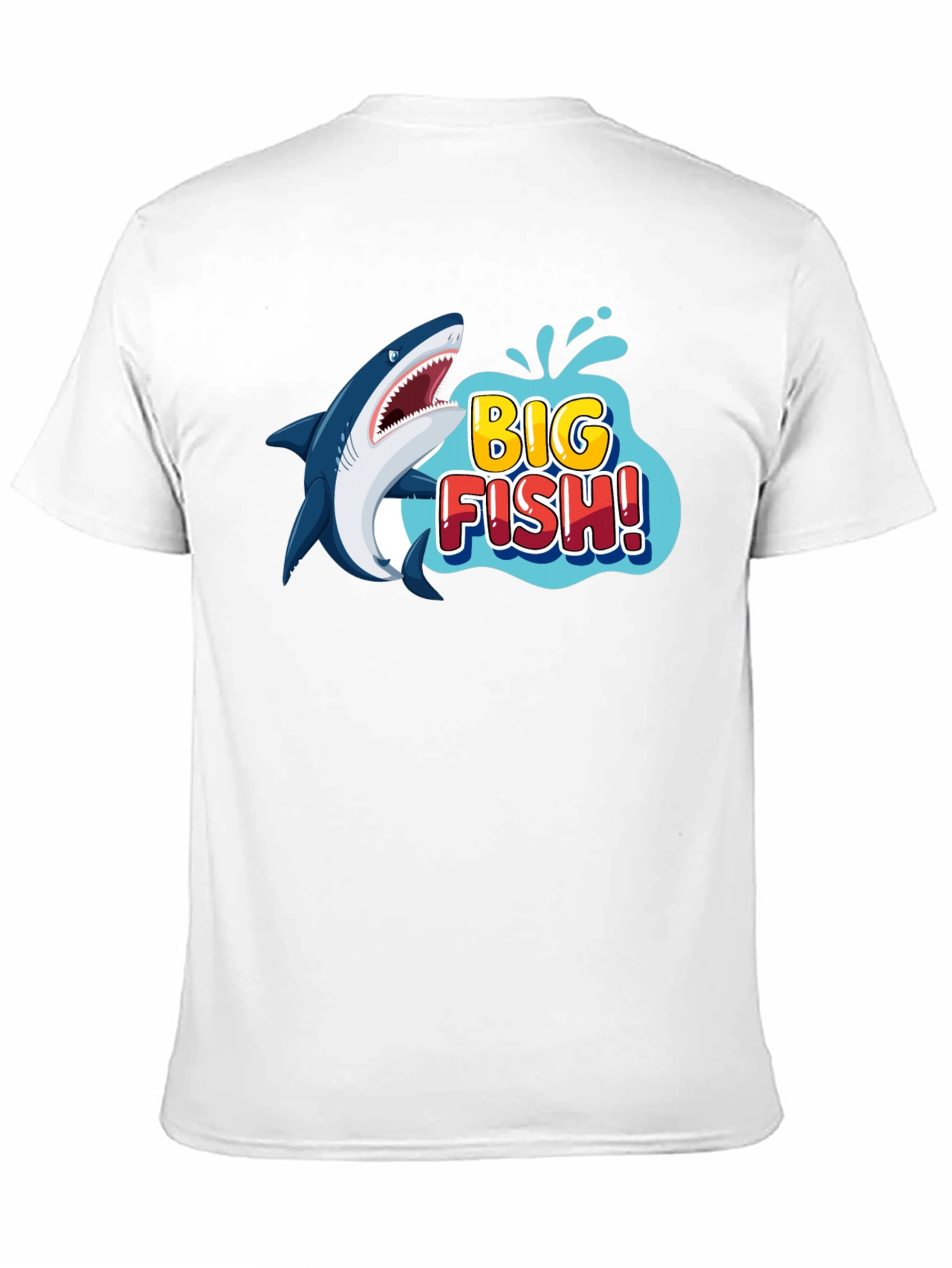 Big Fish Shark Graphic T-Shirt