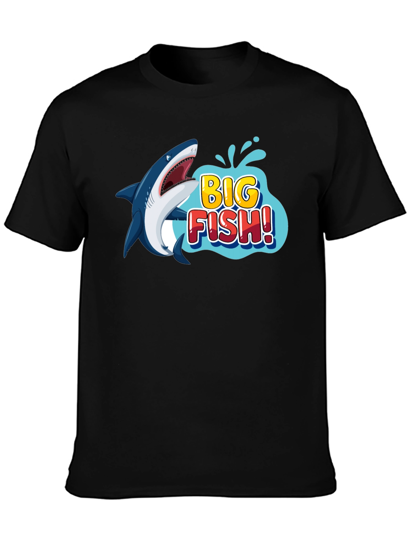 Big Fish Shark Graphic T-Shirt