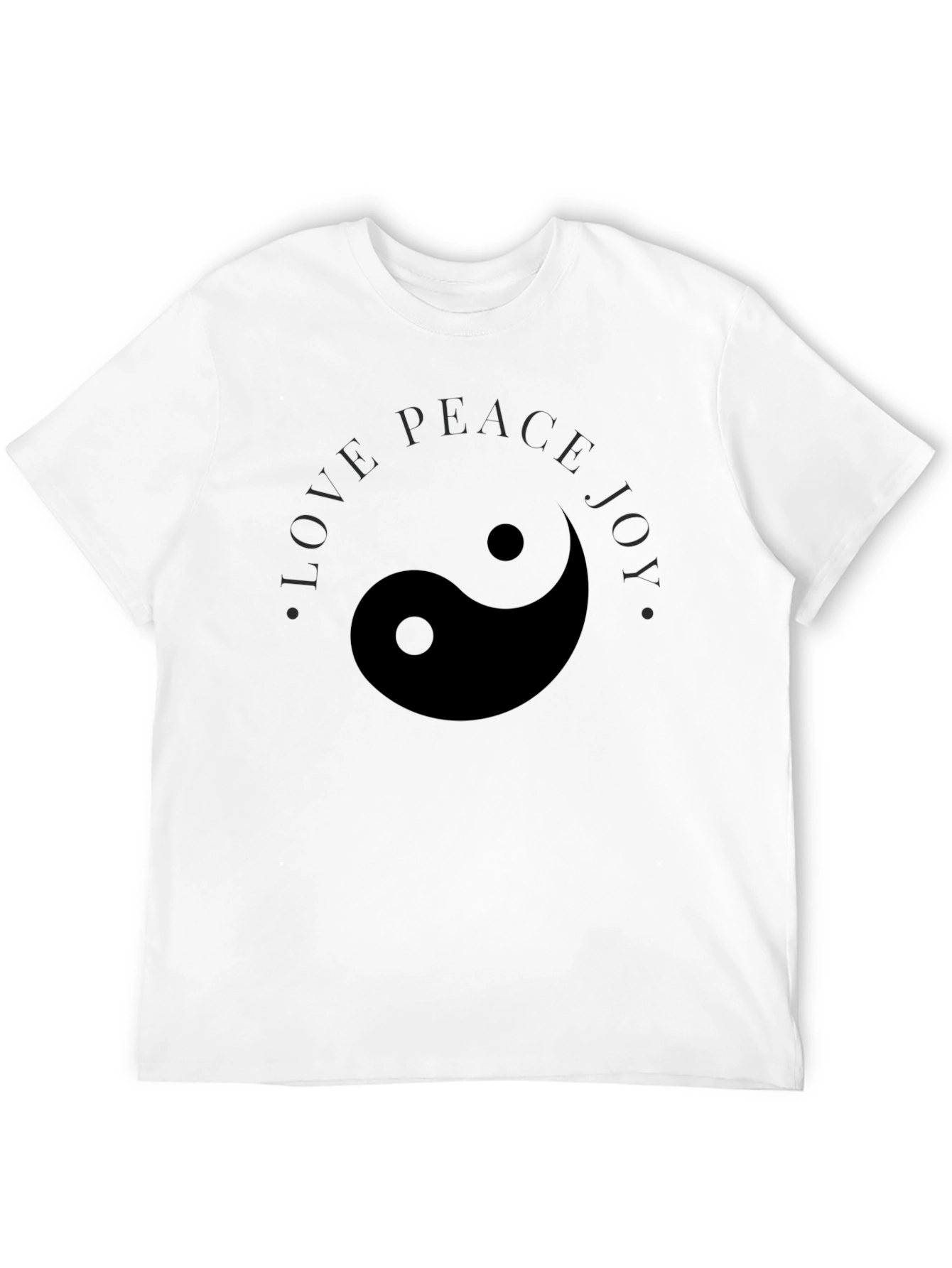 Love Peace Joy Yin Yang Graphic Tee