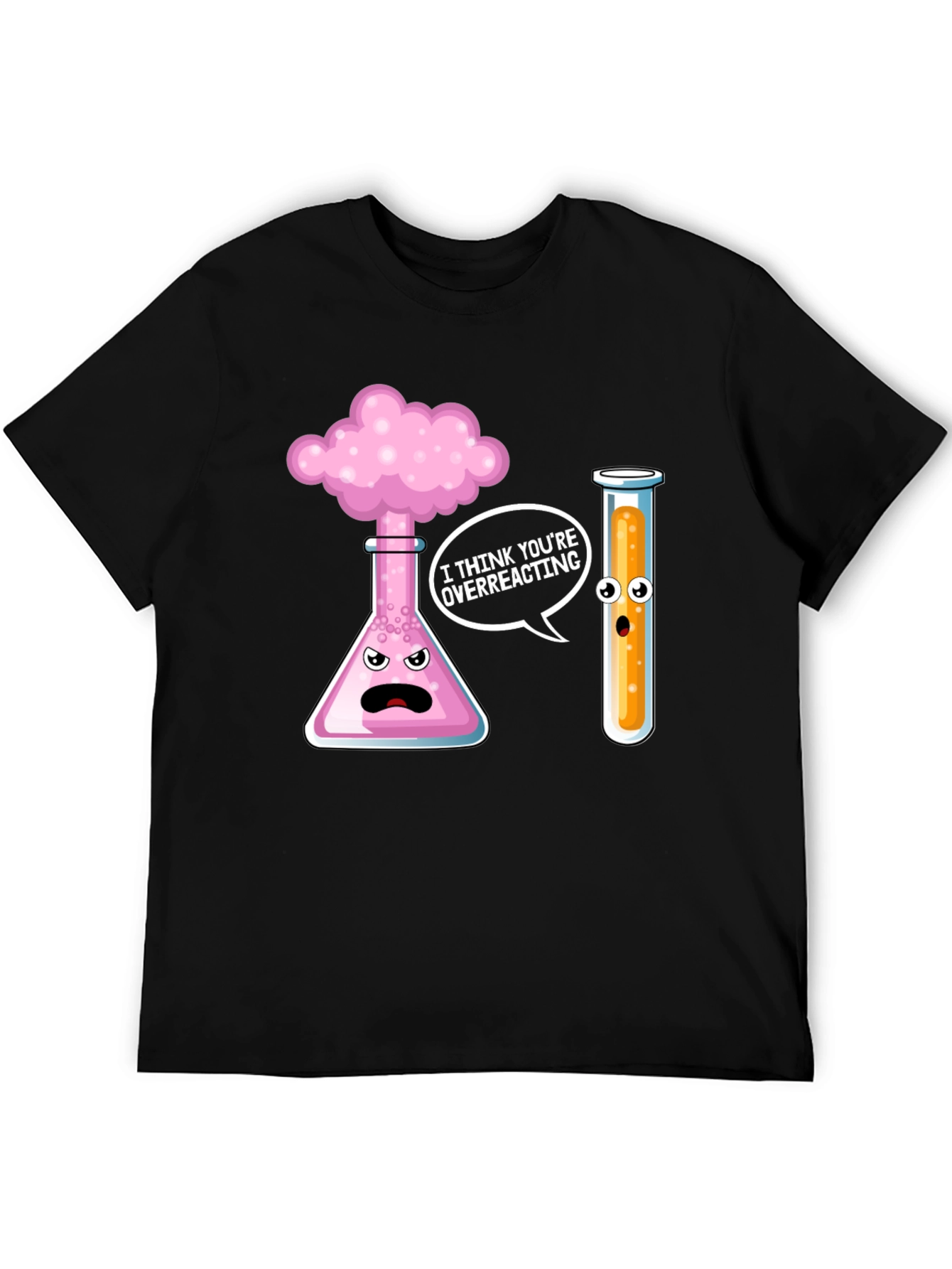 Funny Chemistry Overreacting Graphic T-Shirt