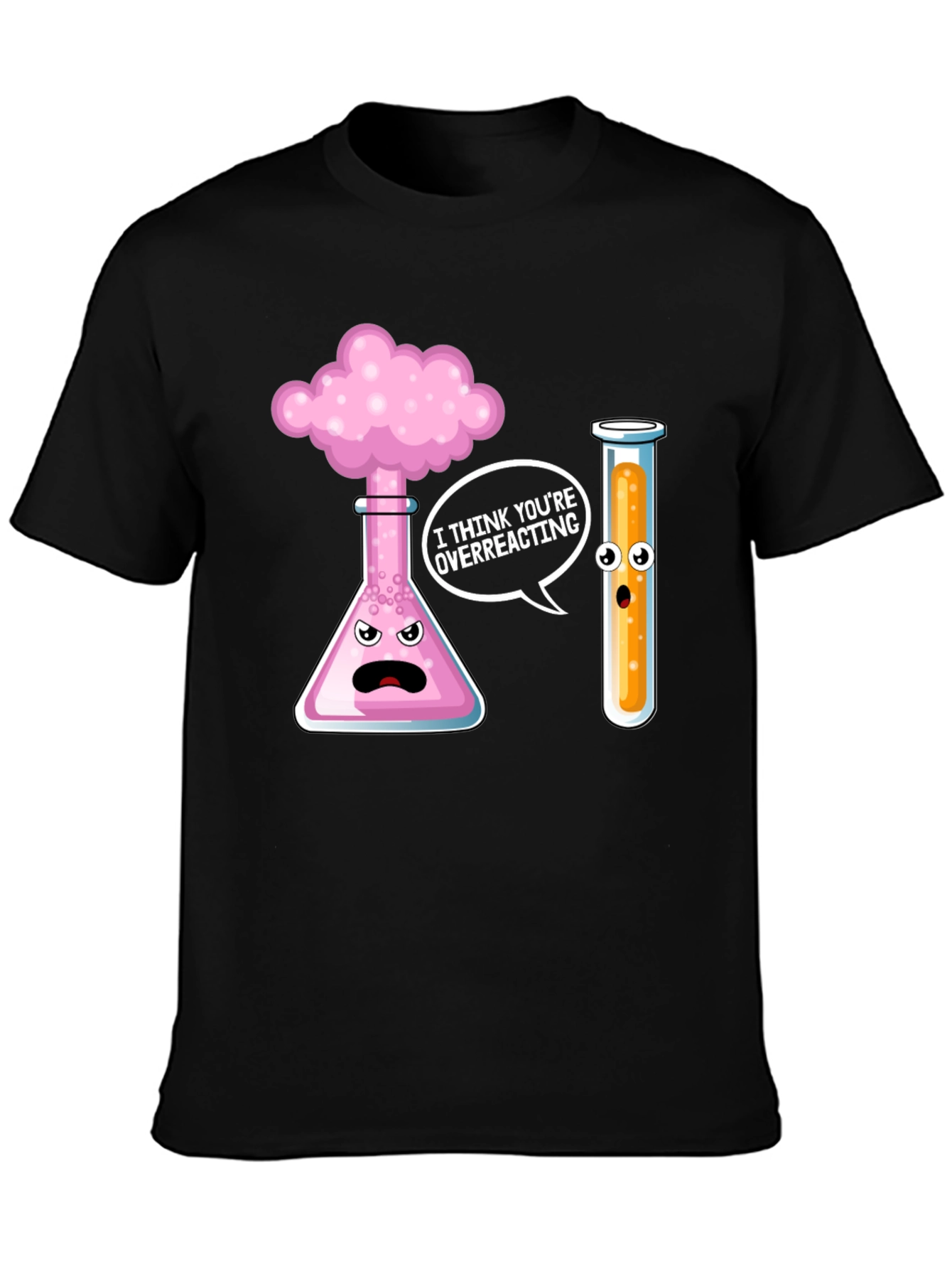 Funny Chemistry Overreacting Graphic T-Shirt