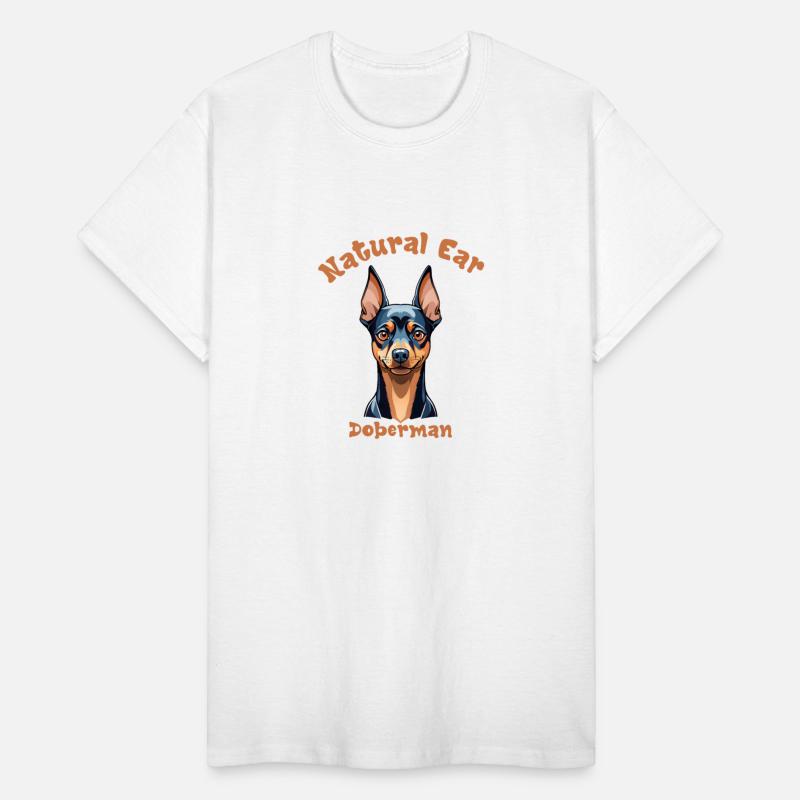 Doberman Pinscher Dog Portrait T-Shirt