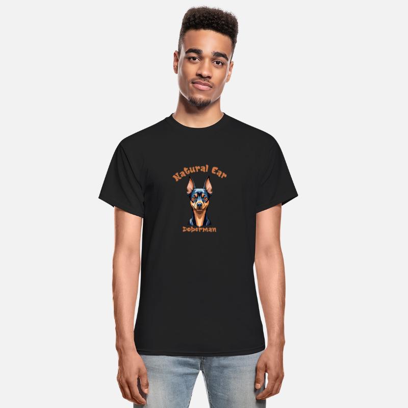Doberman Pinscher Dog Portrait T-Shirt