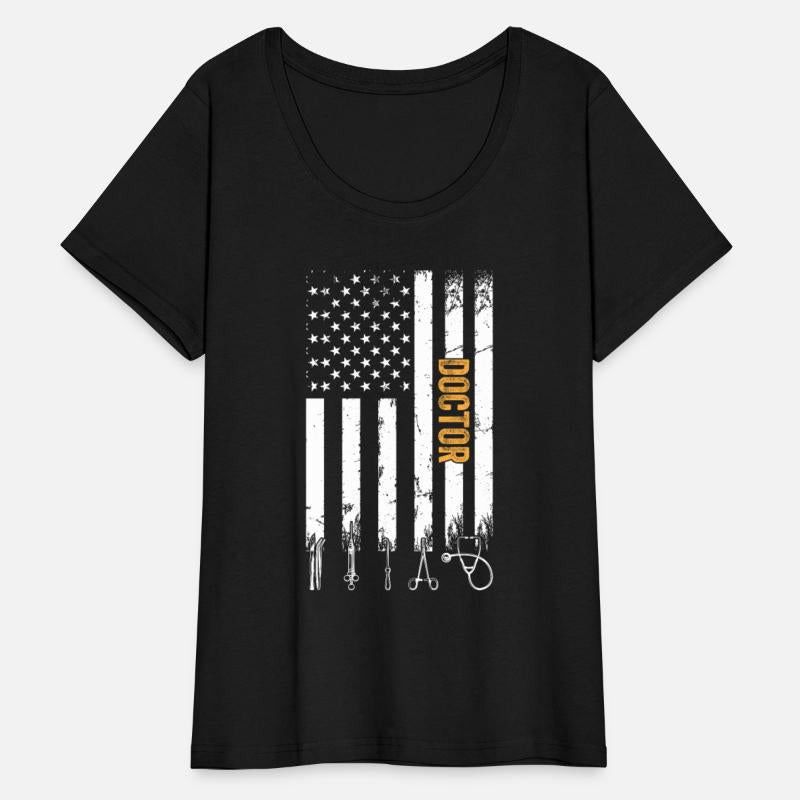 Doctor US Flag - Hospital Doctor Doctor Life