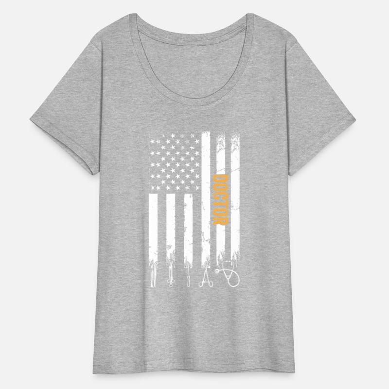Doctor US Flag - Hospital Doctor Doctor Life