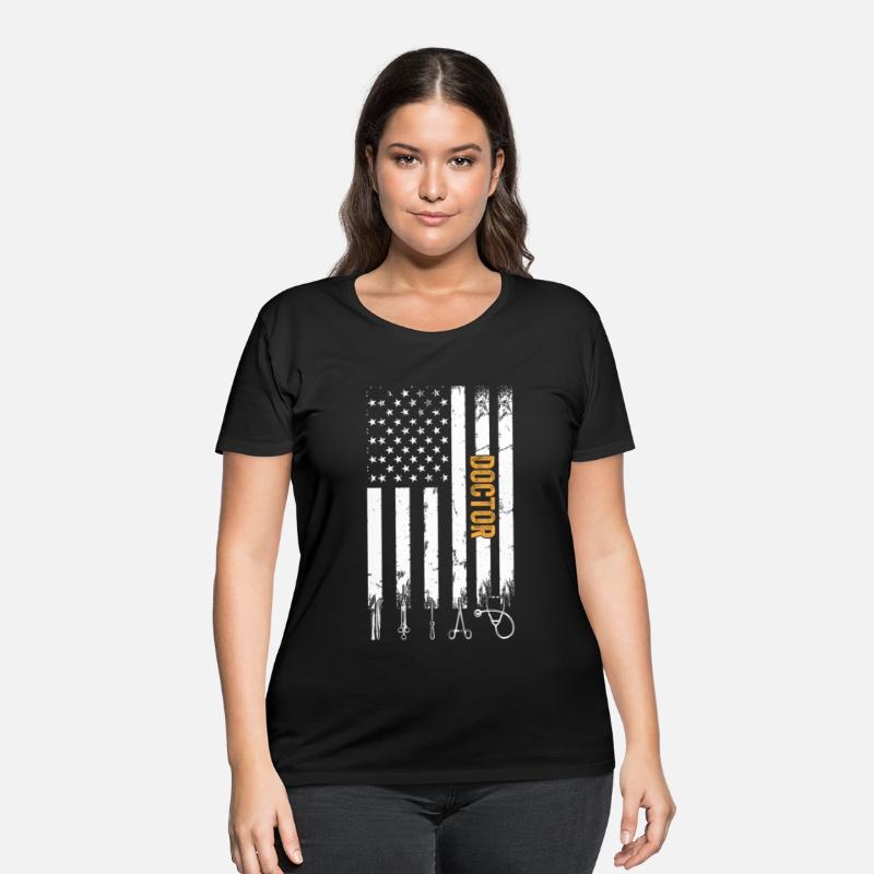 Doctor US Flag - Hospital Doctor Doctor Life