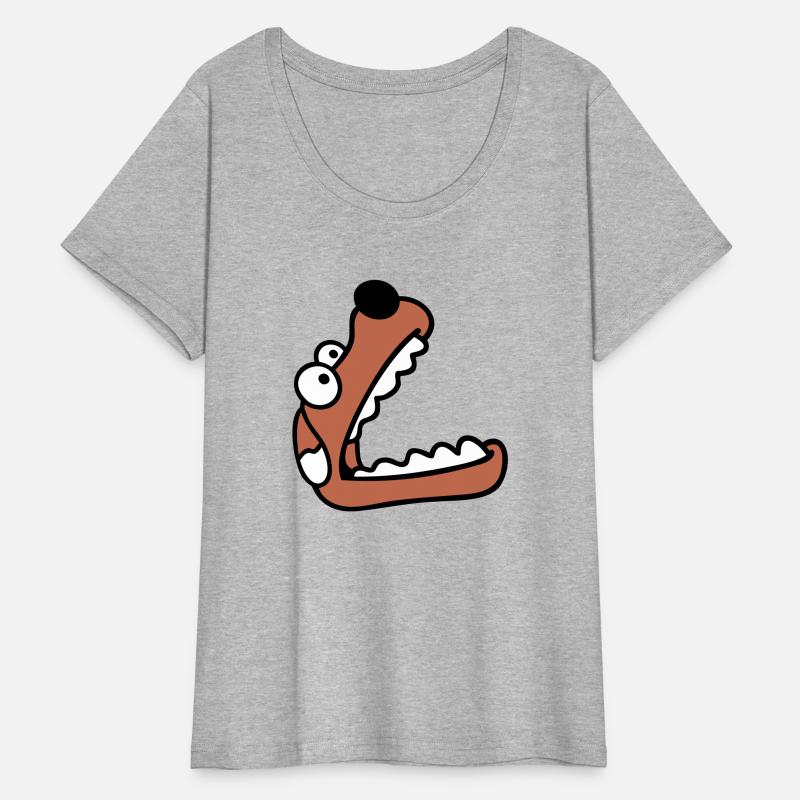 Dog Big Mouth Snout Hunger Looks Up Greedy Eating