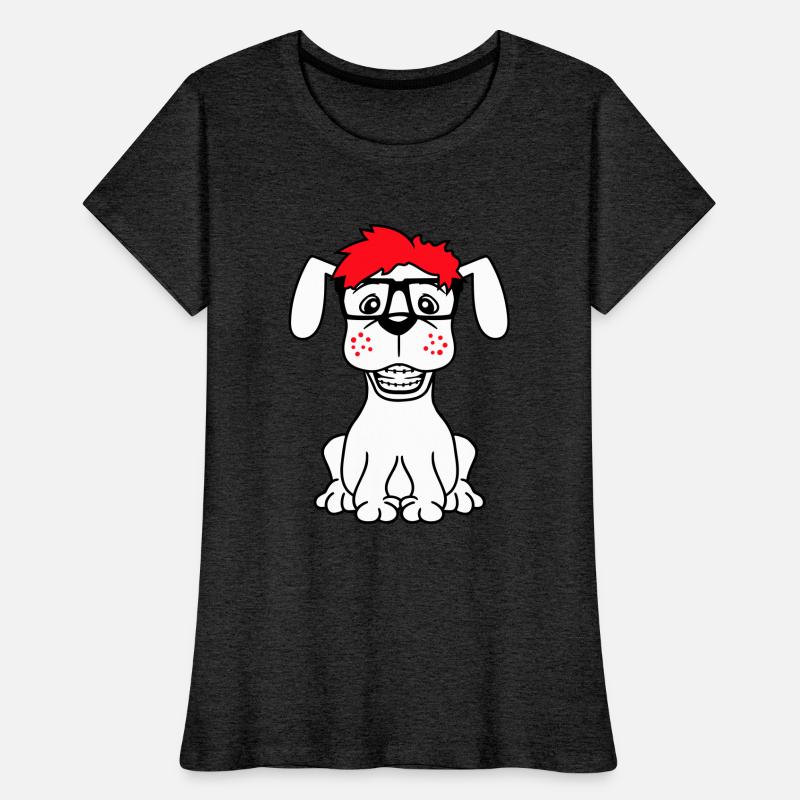 Dog Nerd Horn-Rimmed Glasses Geek Braces Smart Fun