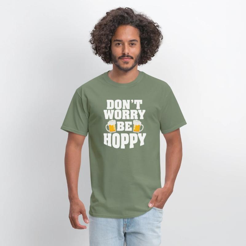 Don't Worry Be Hoppy Craft Beer Home Brew Gift