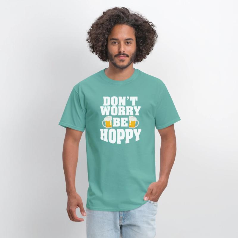 Don't Worry Be Hoppy Craft Beer Home Brew Gift
