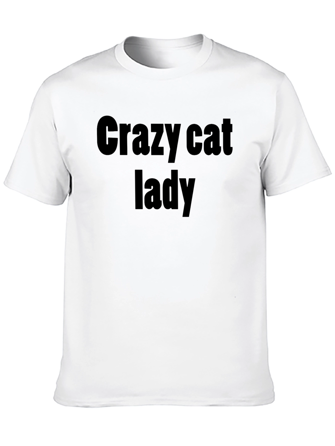 Crazy Cat Lady T-Shirt - Unisex Black Tee