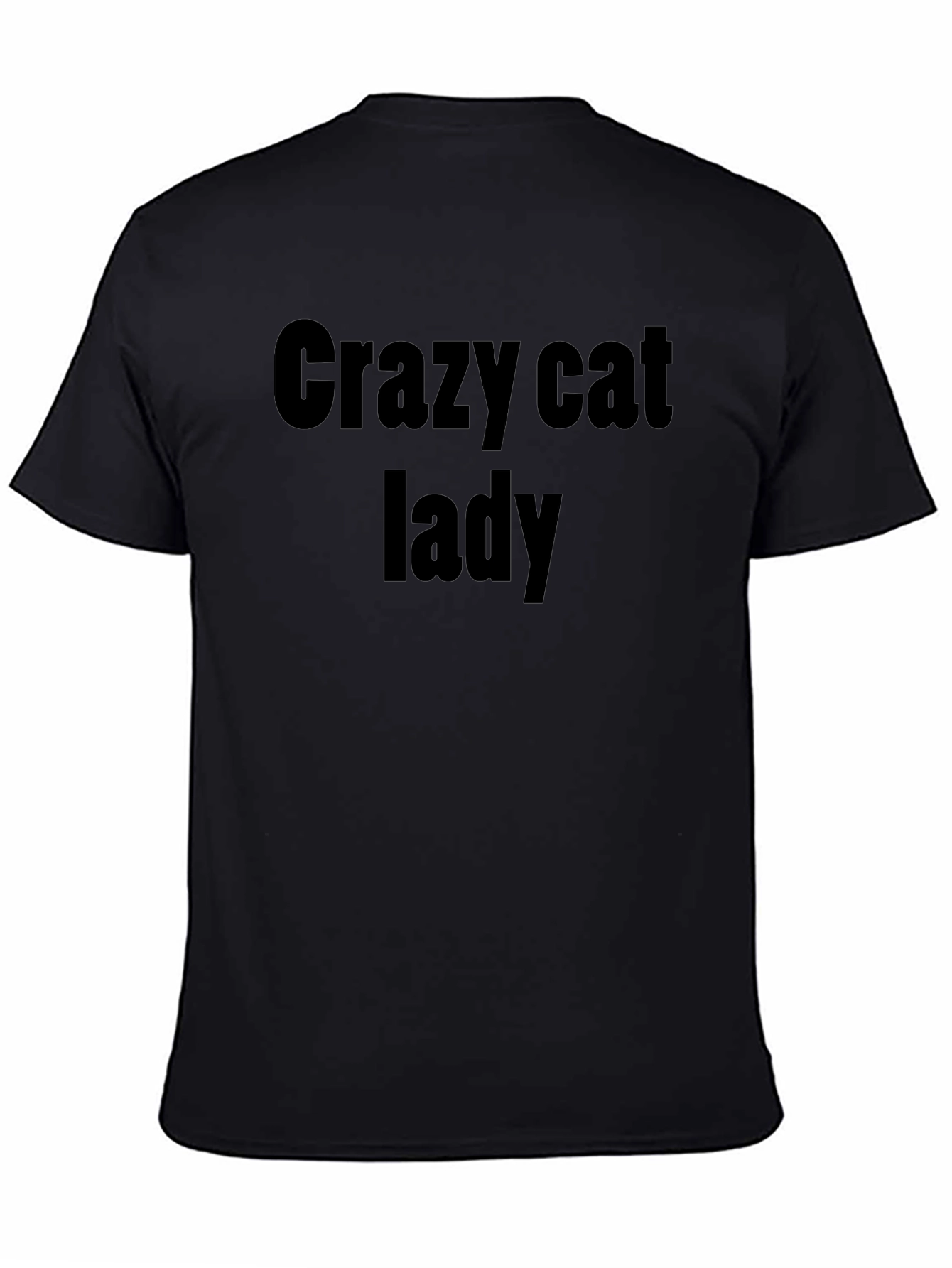 Crazy Cat Lady T-Shirt - Unisex Black Tee